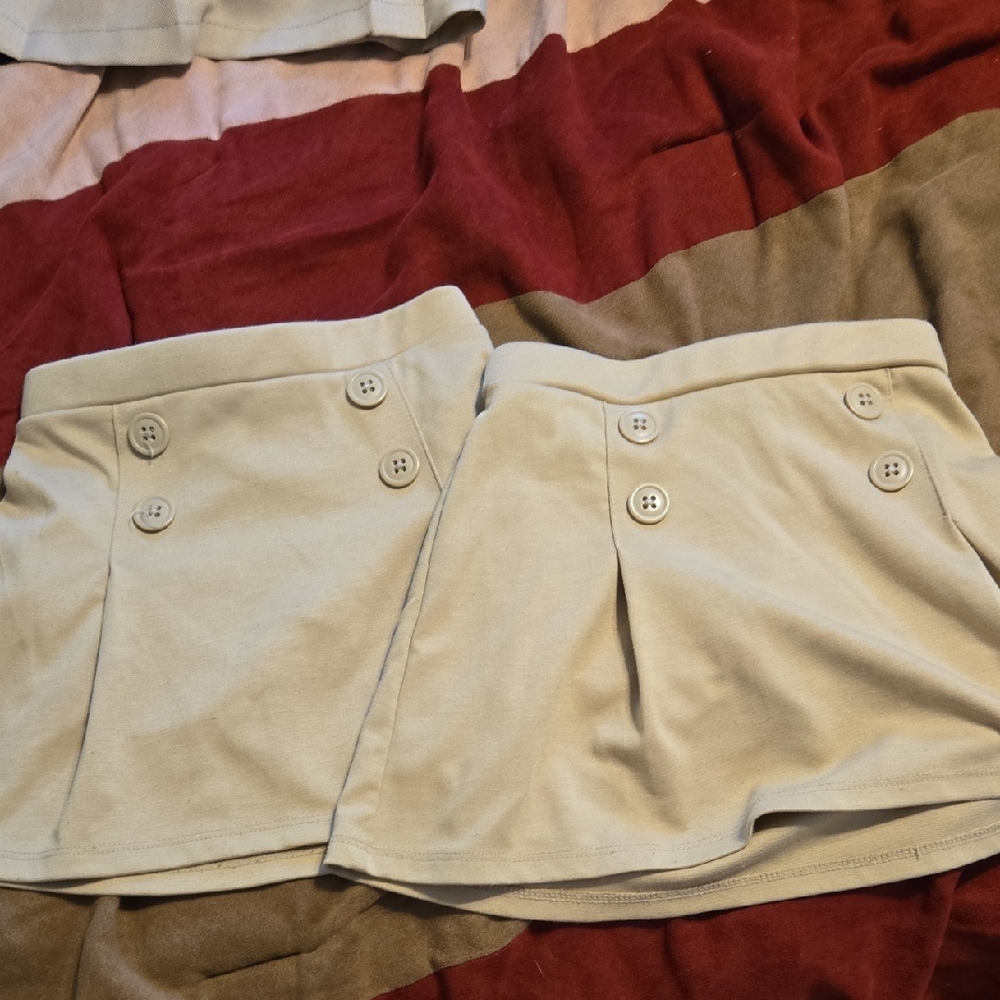 The Children's Place Cream Skorts